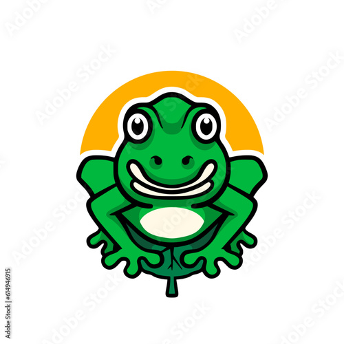 frog with a smile