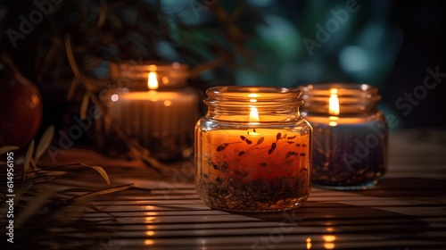 Scented candles. Known for their ability to create a soothing ambiance, enhance mood, and provide pleasant aromas. They are often used for relaxation, stress relief, and aroma therapy. Generative AI