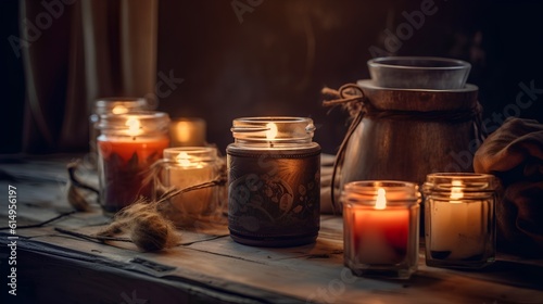 Scented candles. Known for their ability to create a soothing ambiance, enhance mood, and provide pleasant aromas. They are often used for relaxation, stress relief, and aroma therapy. Generative AI