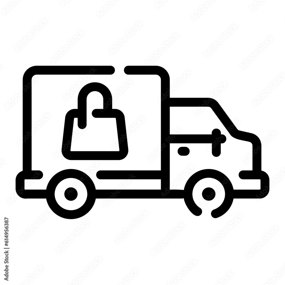 delivery Line Icon delivery Line Icon