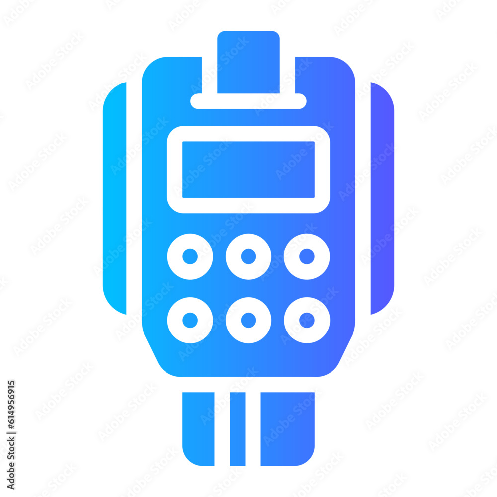 card machine Gradient icon card machine Gradient icon