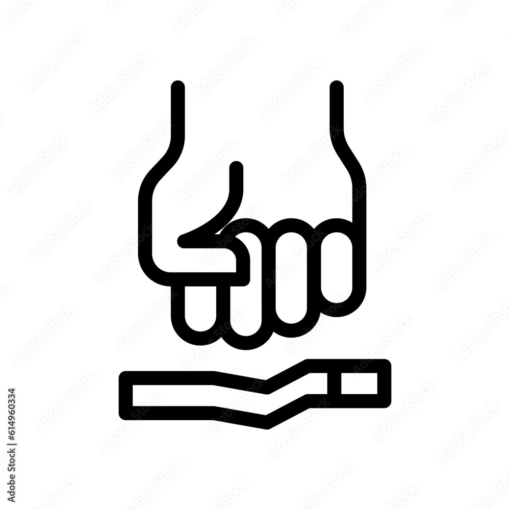 no smoking line icon illustration vector graphic no smoking line icon illustration vector graphic