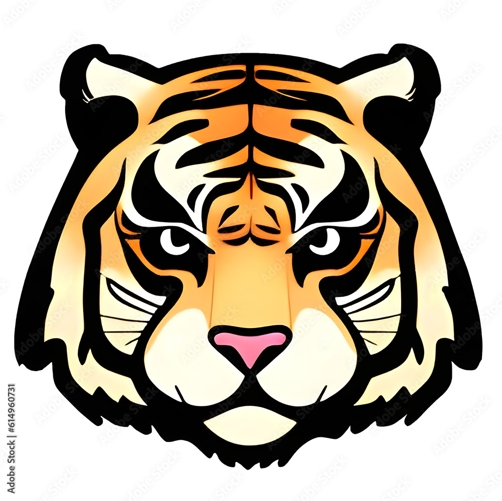 Fototapeta premium Tiger sticker