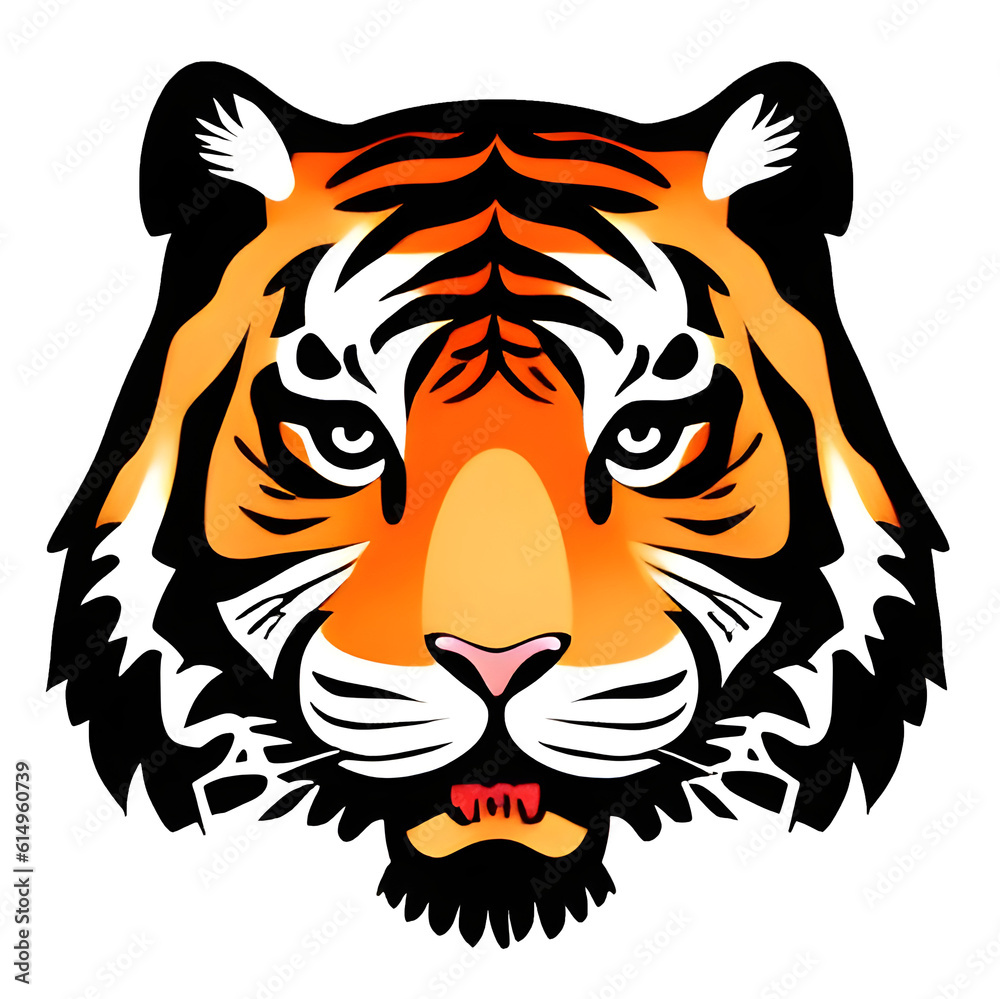 Tiger sticker Tiger sticker