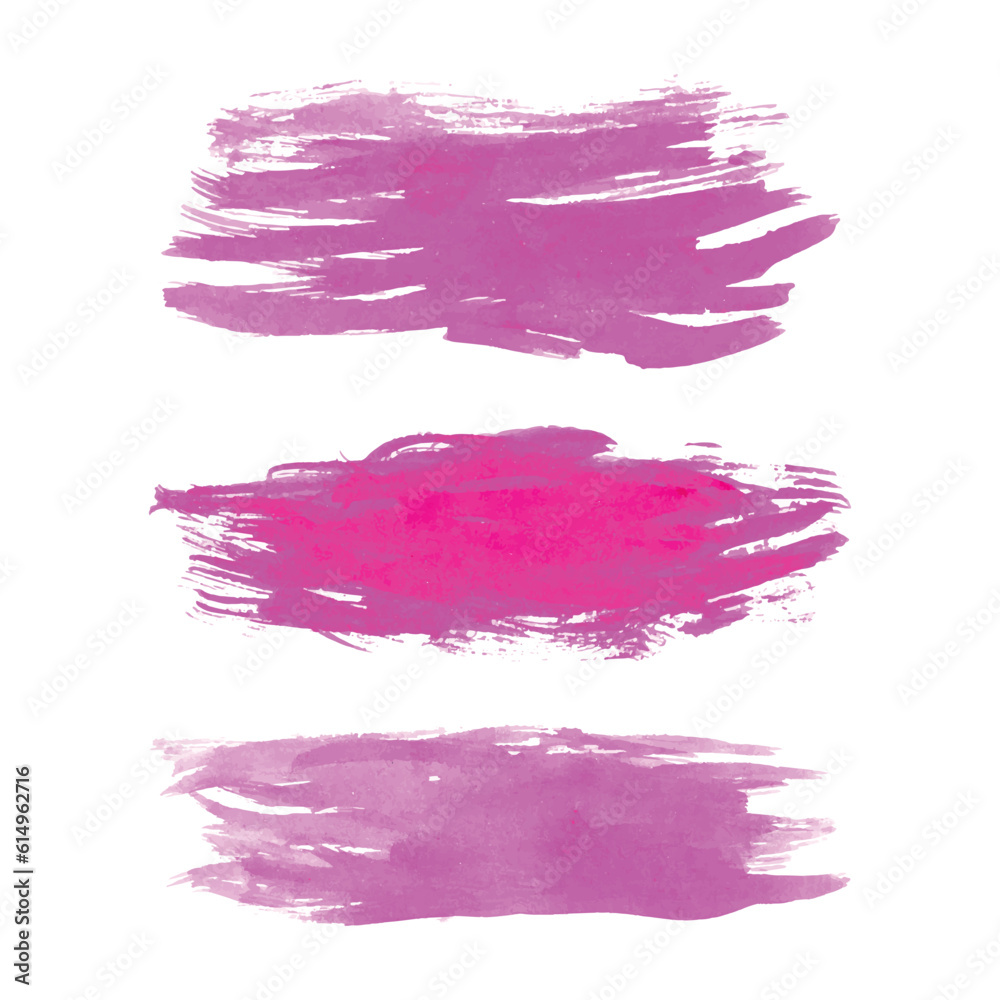 Hand draws ink brush stroke collection, Watercolor pink vector brush strokes, Grunge pink design elements paintbrush Hand draws ink brush stroke collection, Watercolor pink vector brush strokes, Grunge pink design elements paintbrush