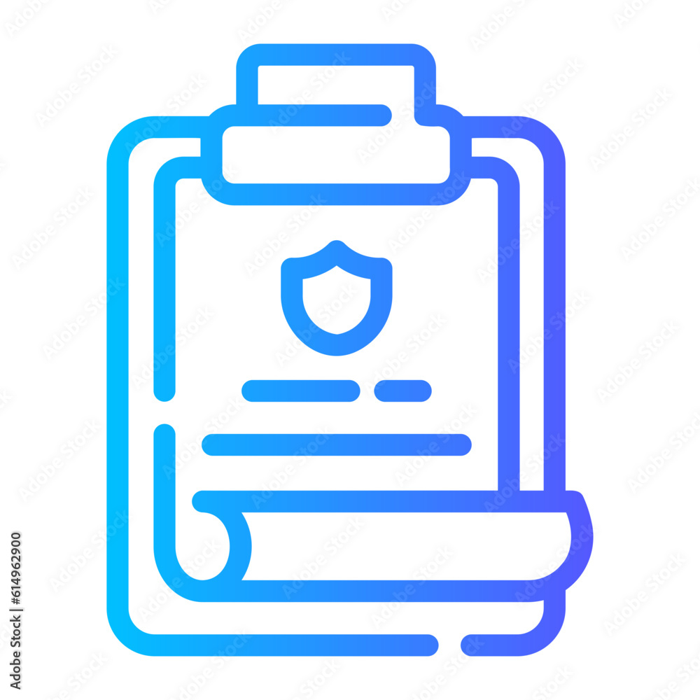 live insurance Line Gradient Icon live insurance Line Gradient Icon