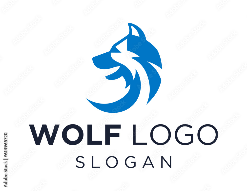 Logo about Wolf on a white background. created using the CorelDraw application. Logo about Wolf on a white background. created using the CorelDraw application.