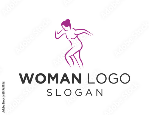 Logo about Woman on a white background. created using the CorelDraw application. © Muhammad