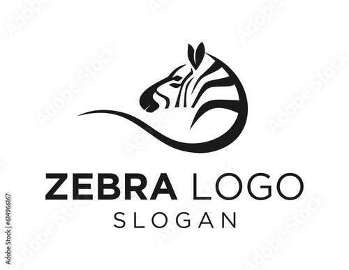 Logo about Zebra on a white background. created using the CorelDraw application.