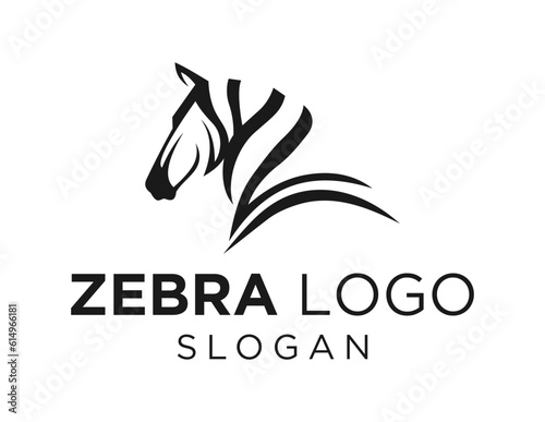 Logo about Zebra on a white background. created using the CorelDraw application.