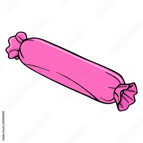 bolster pillow vector illustration