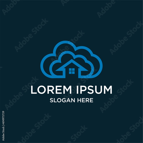 cloud home logo design