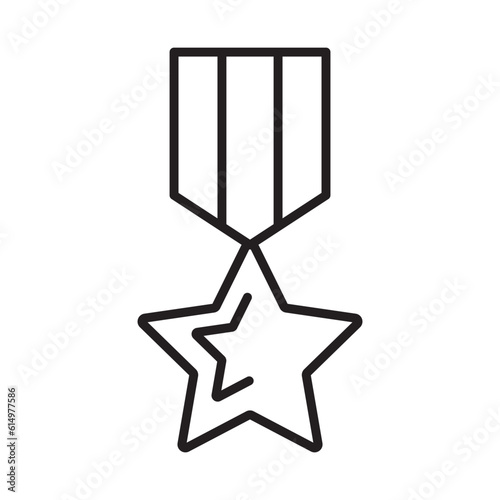 Star medal icon