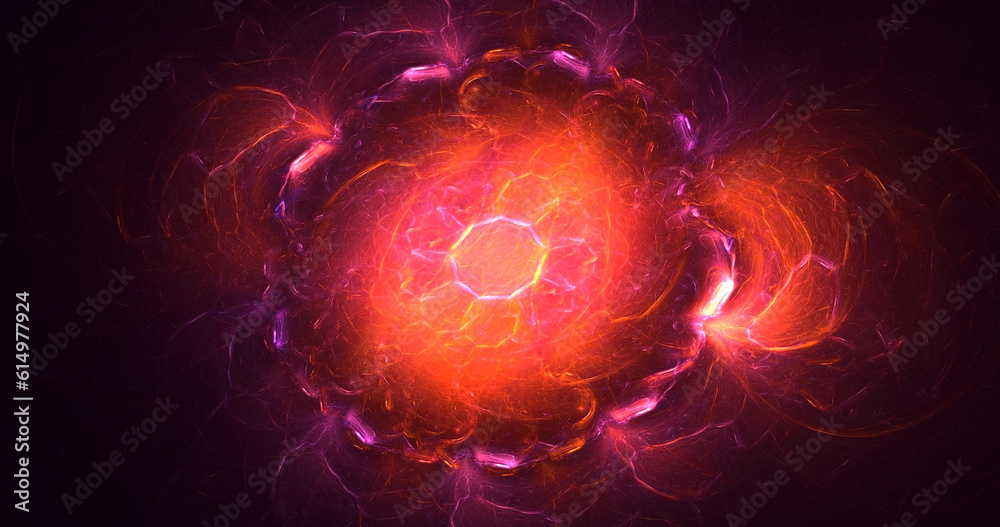 3D rendering abstract circle light background 3D rendering abstract circle light background