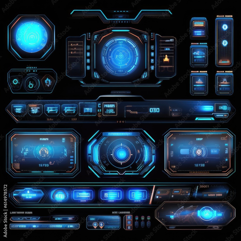 data hud elements ai generated data hud elements ai generated