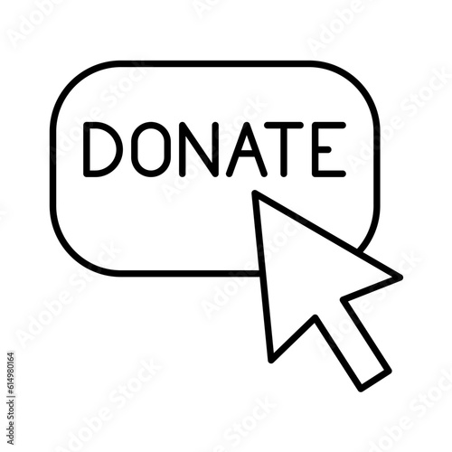 Donation online icon