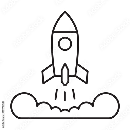 Rocket launch icon
