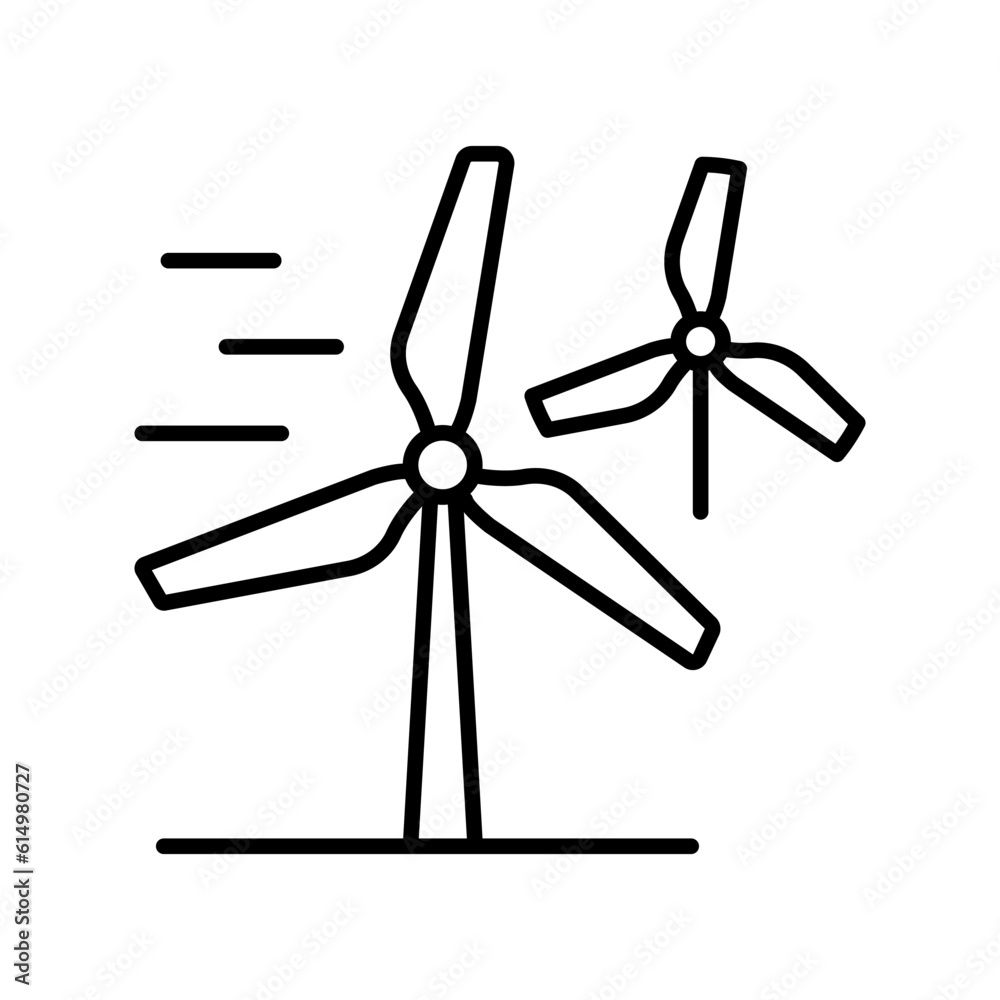 Wind energy icon Wind energy icon