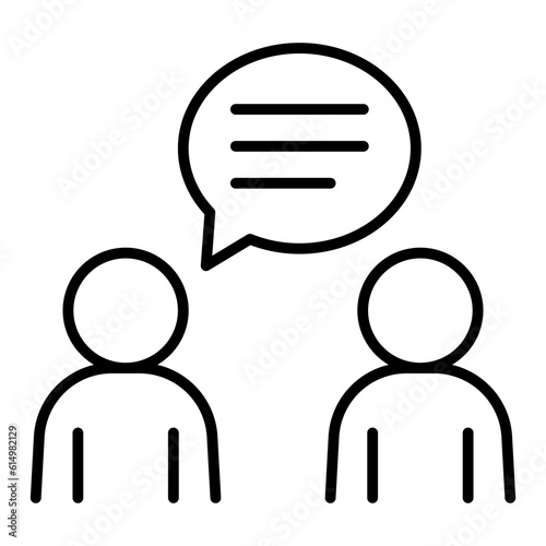 Talking icon