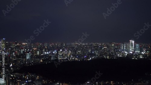Wallpaper Mural ビルの灯りに埋め尽くされた東京の夜景。 Torontodigital.ca