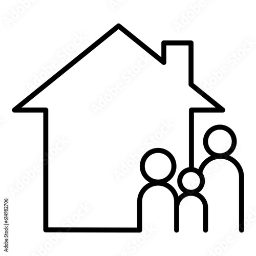 Family house icon