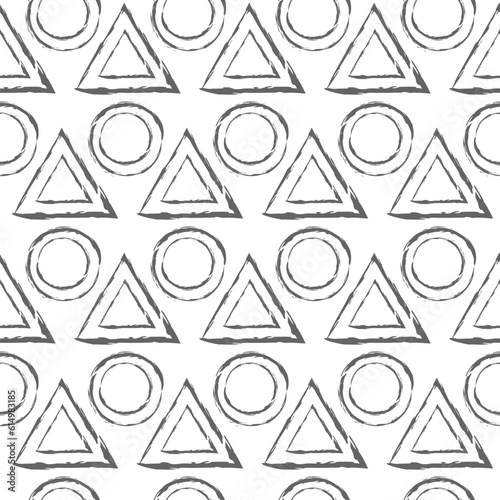 abstract triangles seamless pattern background