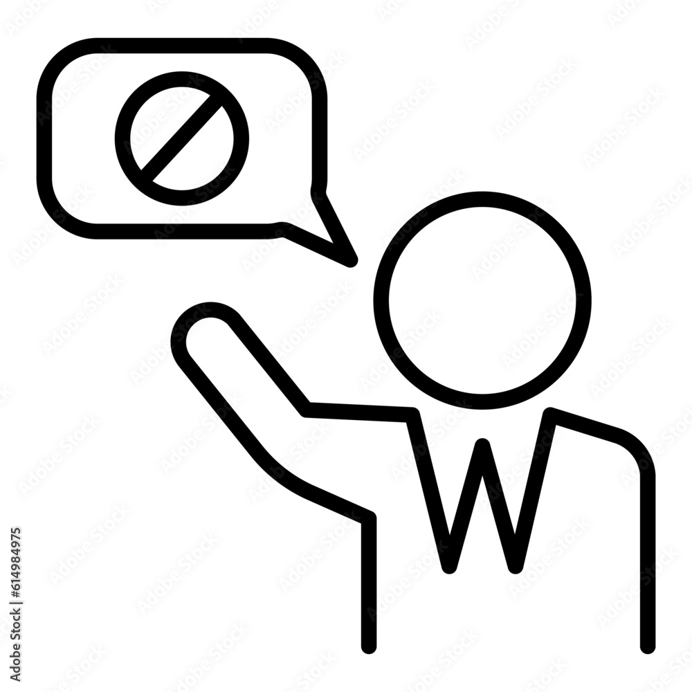 Business sanction icon Business sanction icon