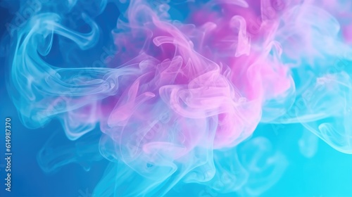 Smoke abstract smoke background red blue abstract air. © visoot