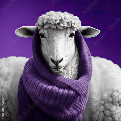 close up of sheep