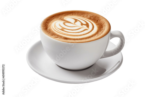 Isolated Coffee Cup on Transparent Background, AI