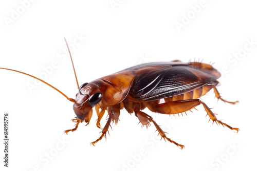 Persistent Cockroach on Transparent Background, AI