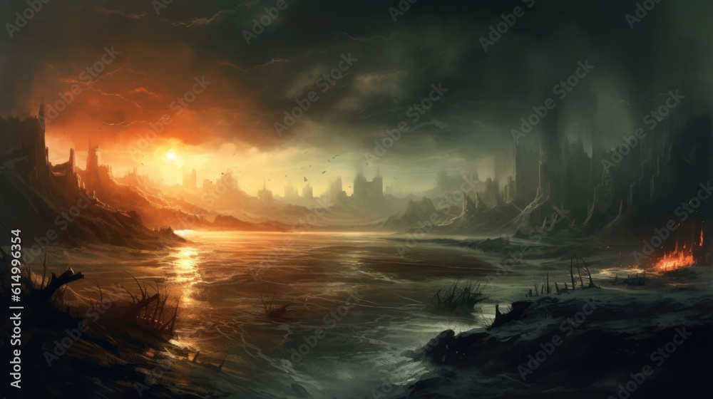 Storm Game Environment Art Storm Game Environment Art