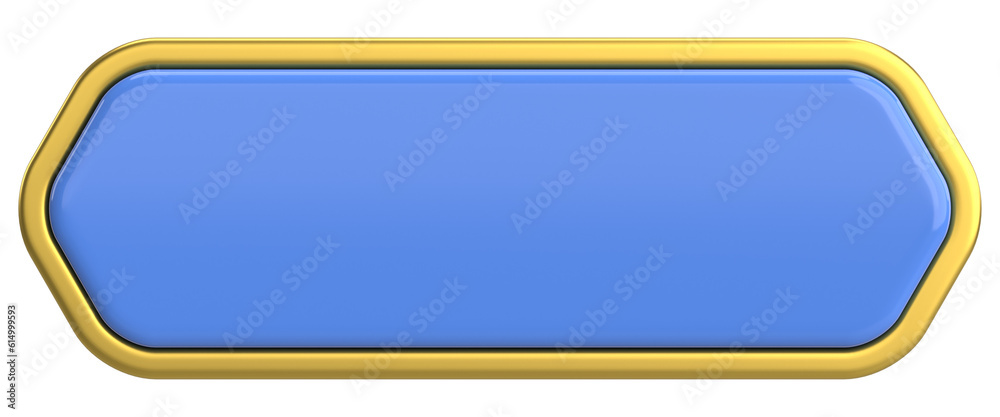 3D button. Empty button. 3D illustration. 3D button. Empty button. 3D illustration.
