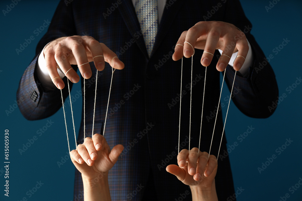 Concept of control and dictatorship, management concept Concept of control and dictatorship, management concept