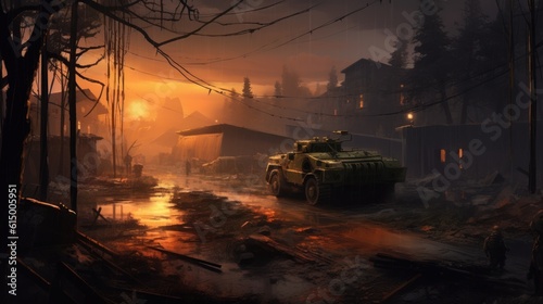 Military Game Environment Art