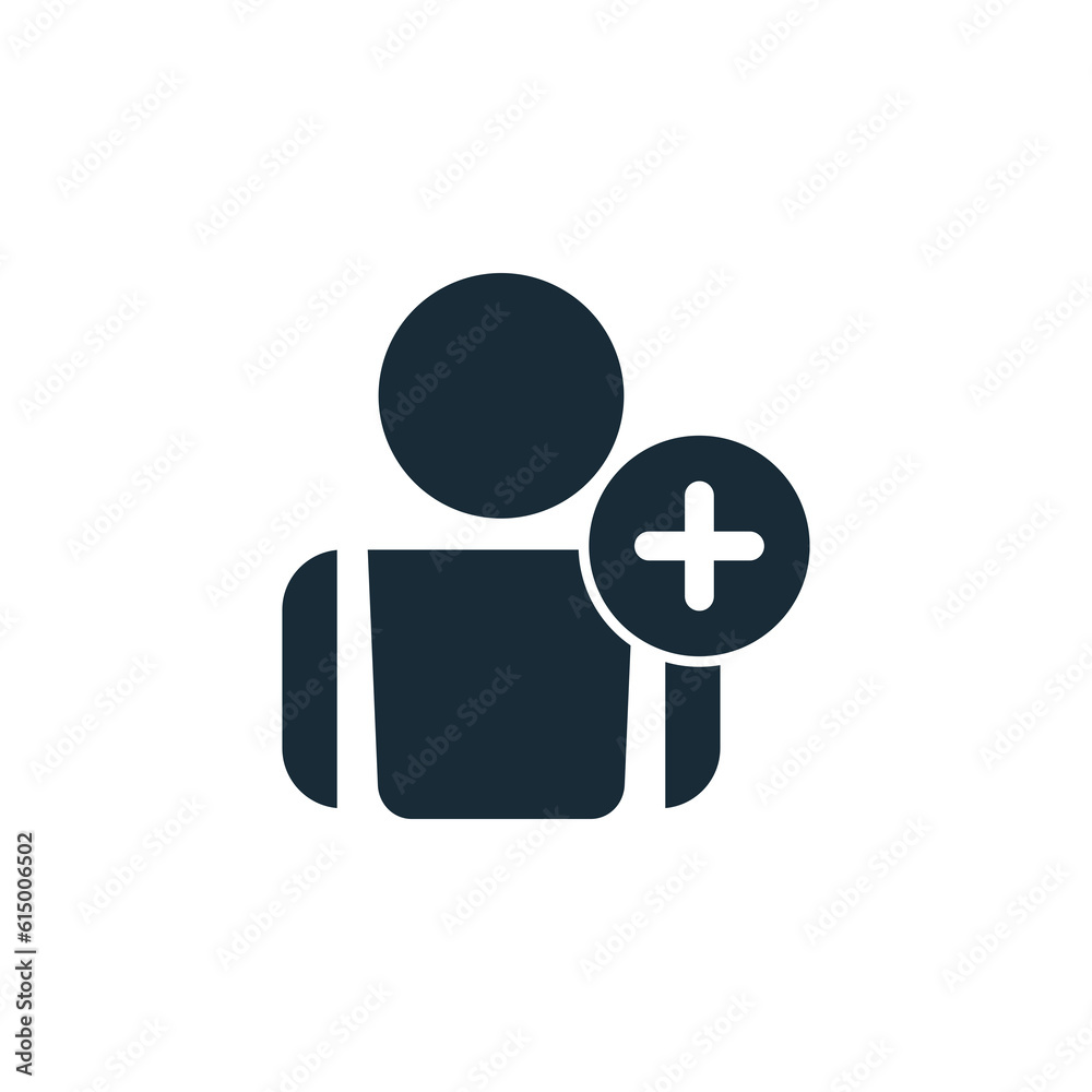 Avatar Profile Add Friend Icon Design Template Elements Avatar Profile Add Friend Icon Design Template Elements