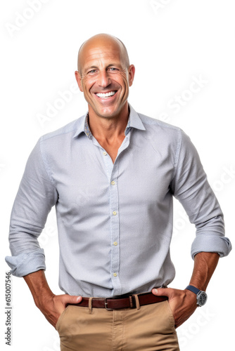 Foto Middle-aged businessman, a confident leader portrait