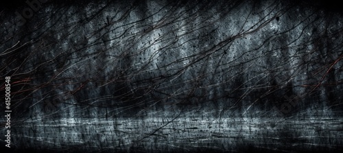 Abstract scratch surface metal plate background. Generative AI technology.