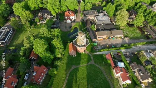 Typical Dutch Windmill Hazewind, Ascending Tilt Down photo