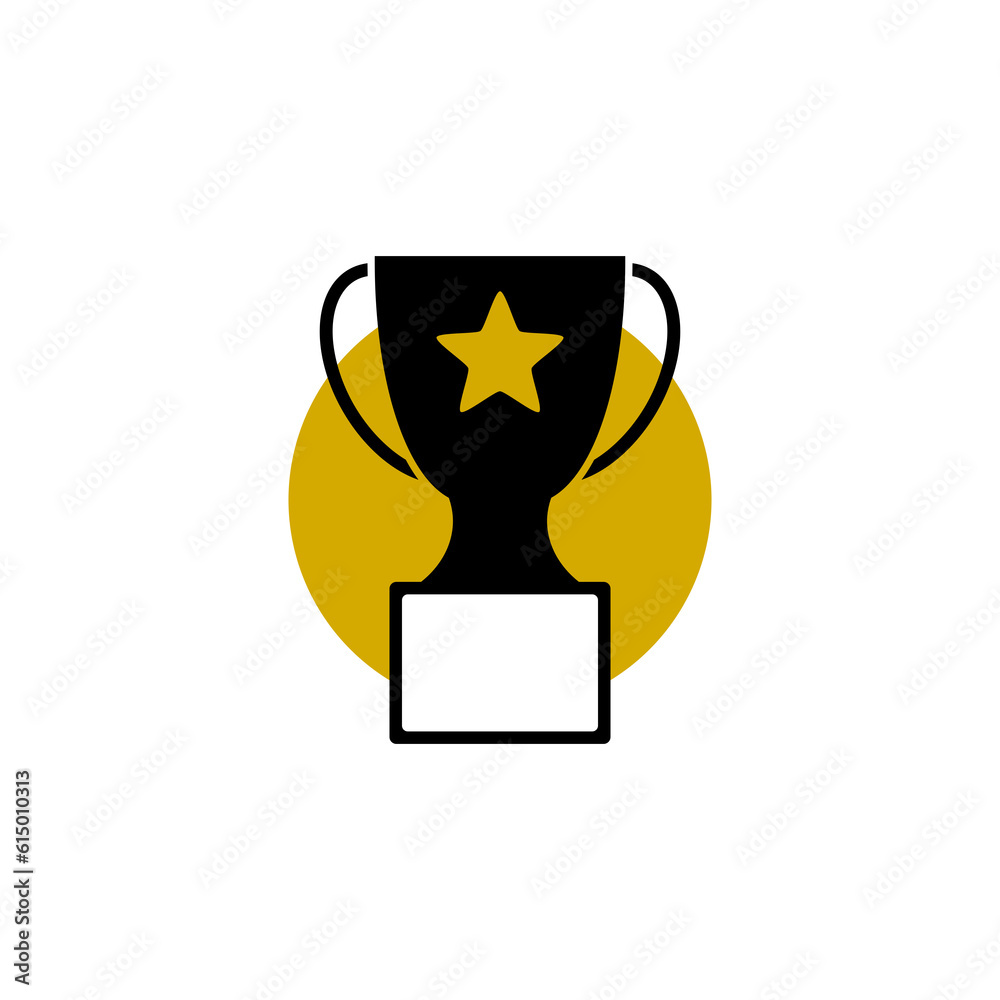 Award cup icon isolated on transparent background Award cup icon isolated on transparent background
