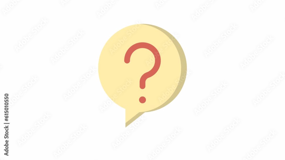 Question Mark, Questions and FAQ animated icon on transparent background.
Question Mark, Questions and FAQ animated icon on transparent background.