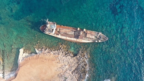 EDRO III Shipwreck in Paphos Cyprus © Cyprus Niko
