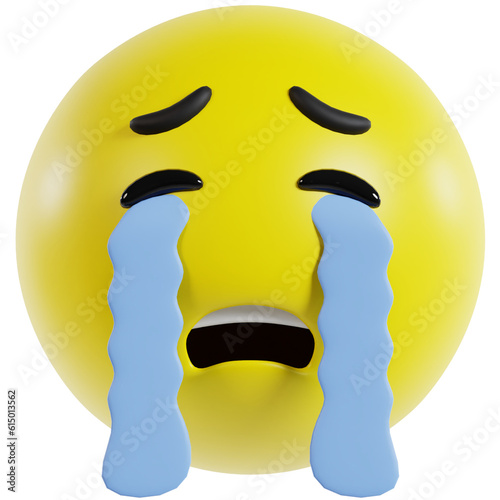 Photography 3D Cry Emoji