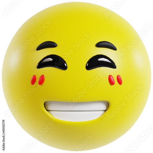 Photography 3D Grin Emoji