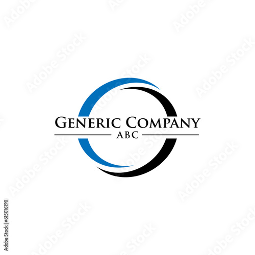 ABC letter generic logo design vector. English school badge vector logo, language learning emblem icon a b c letters. symbol of speaking club translation education modern simple flat design abstract