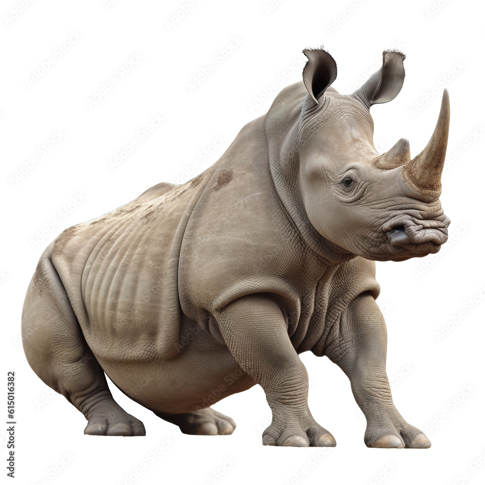 Naklejka premium rhinoceros