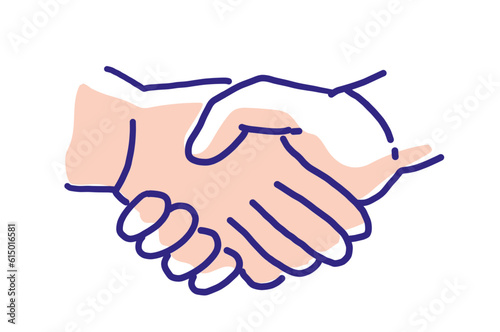 handshake vector illustration