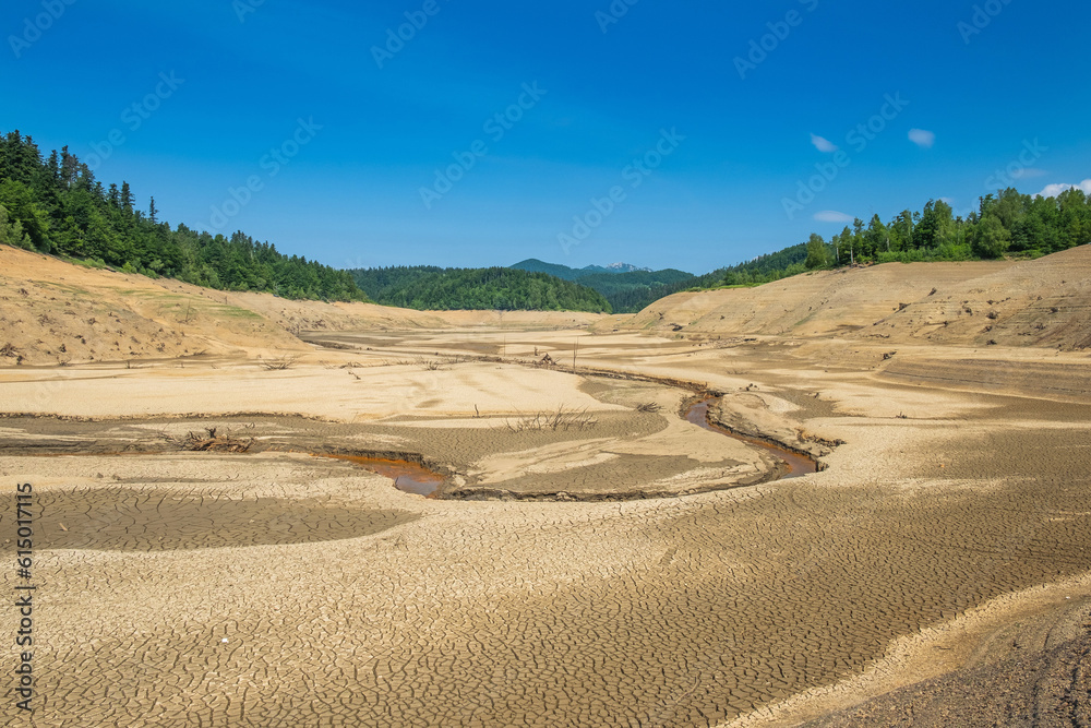 Valley of dry Lokvarsko lake in Gorski kotar, Croatia Valley of dry Lokvarsko lake in Gorski kotar, Croatia