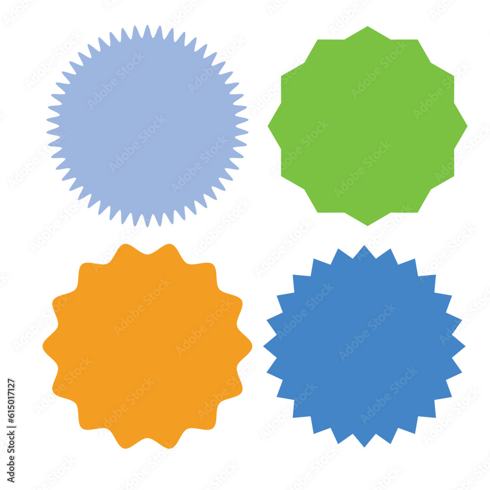 Set of multicolor blank labels various shape isolated on whiteVector illustration
Set of multicolor blank labels various shape isolated on whiteVector illustration