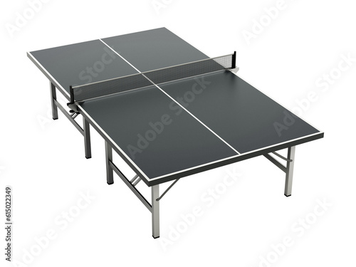 Obraz na płótnie Ping pong table isolated on transparent background. 3D illustration